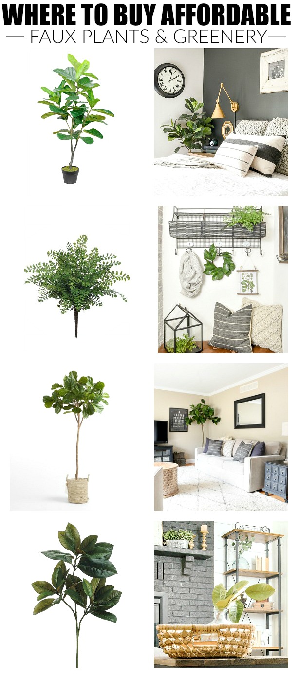 The Best Sources For Affordable Faux Plants and Greenery  Little House of  Four - Creating a beautiful home, one thrifty project at a time.